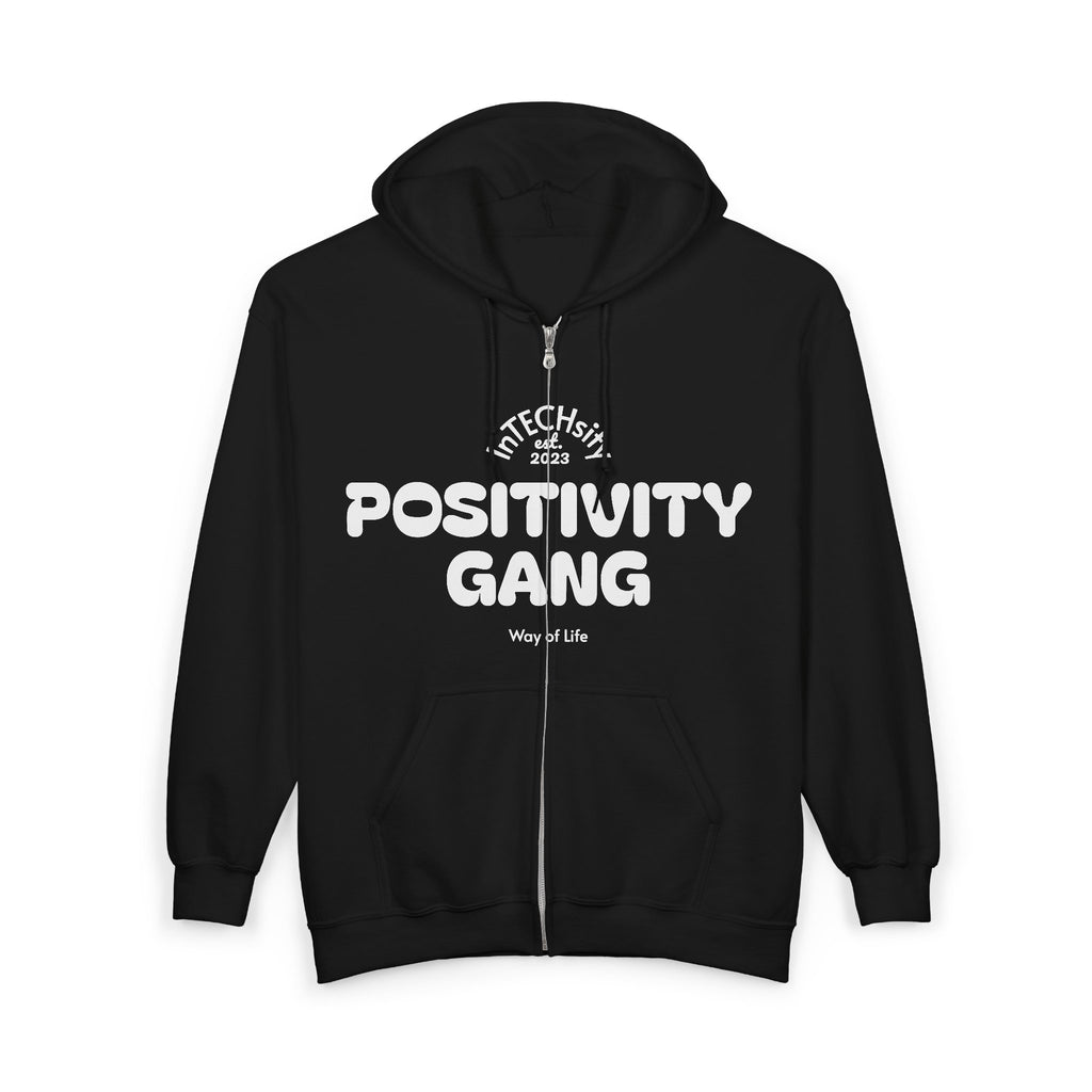 Positivity Gang Zip | Positive Vibes Zip-Up Sweatshirt