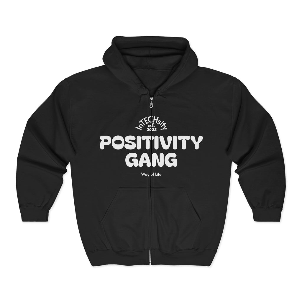 Positivity Gang Zip | Positive Vibes Zip-Up Sweatshirt