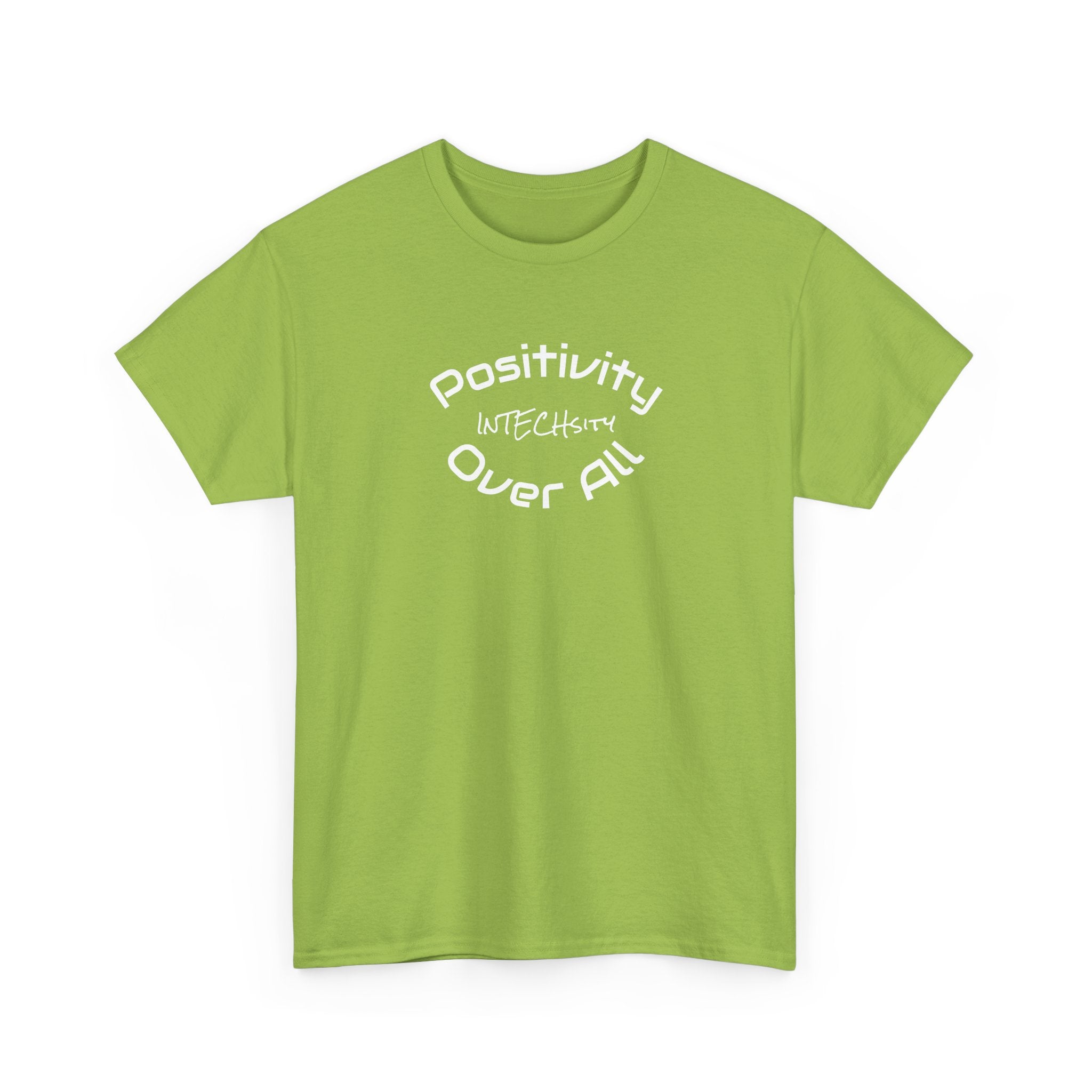 Positivity Over All tee | Positive Message T-Shirt, Minimal Typography