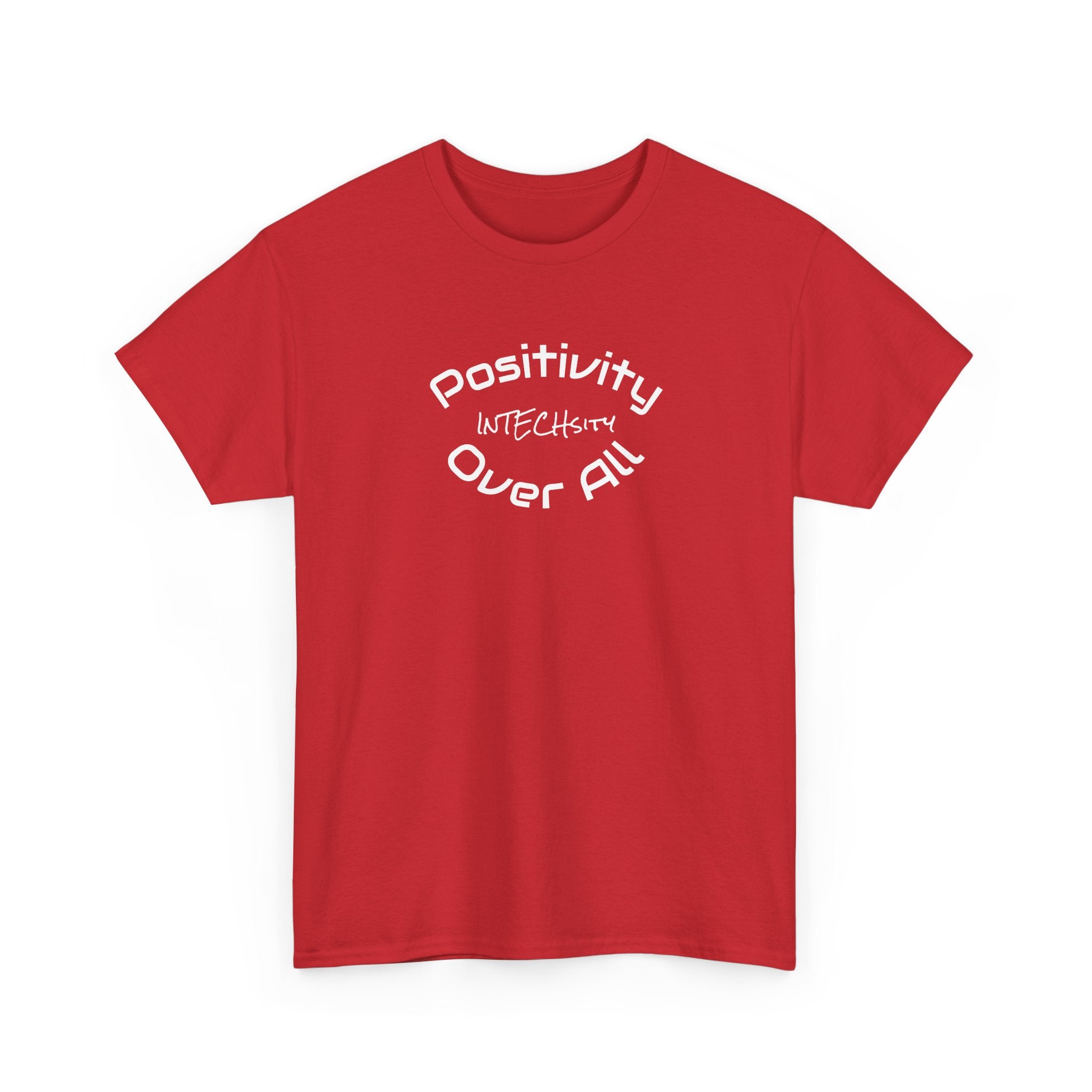Positivity Over All tee | Positive Message T-Shirt, Minimal Typography