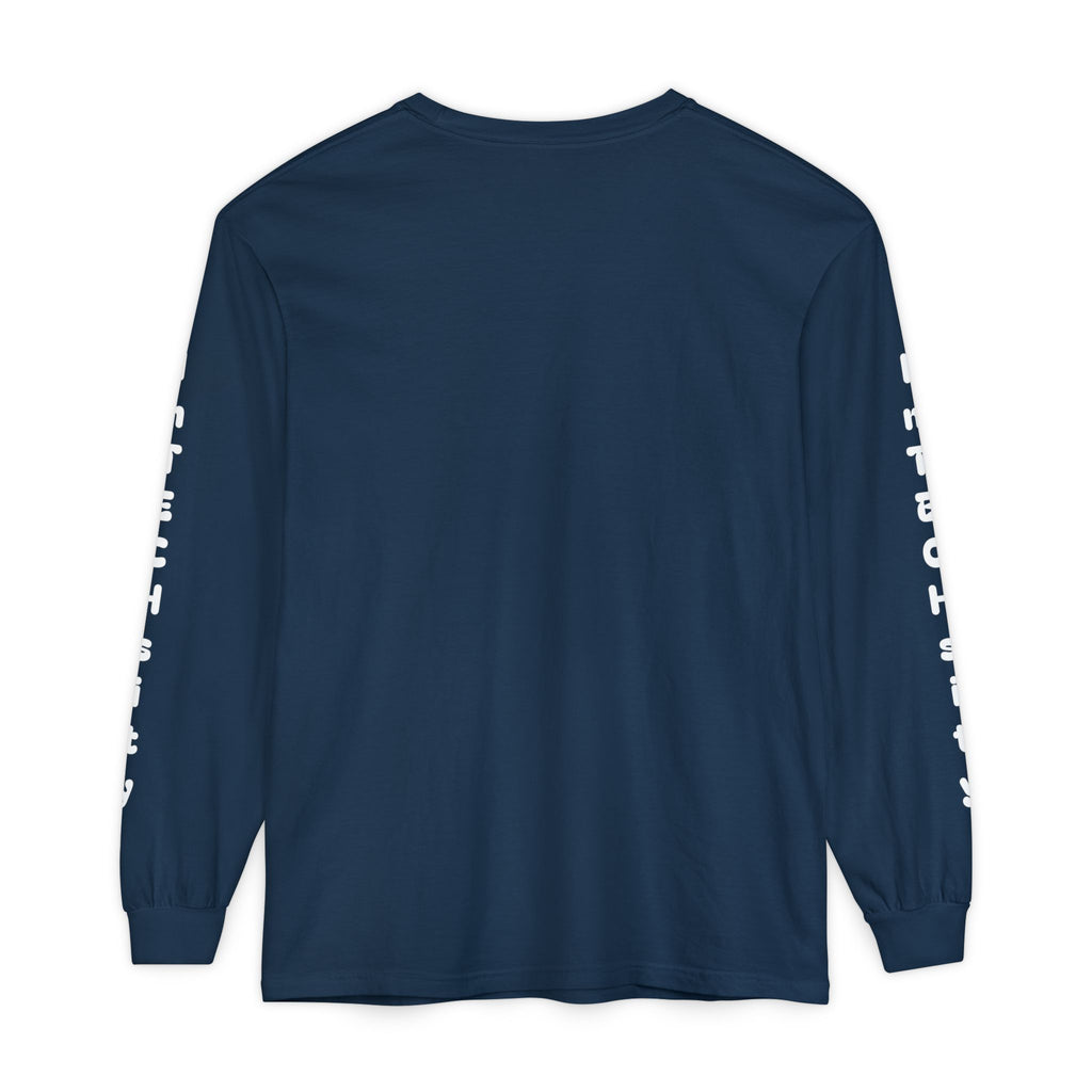 Positivity Gang Long Sleeve T-Shirt | Sleeve Text Crewneck