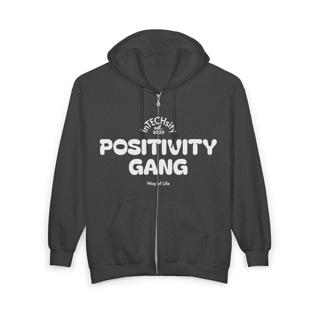 Positivity Gang Zip | Positive Vibes Zip-Up Sweatshirt