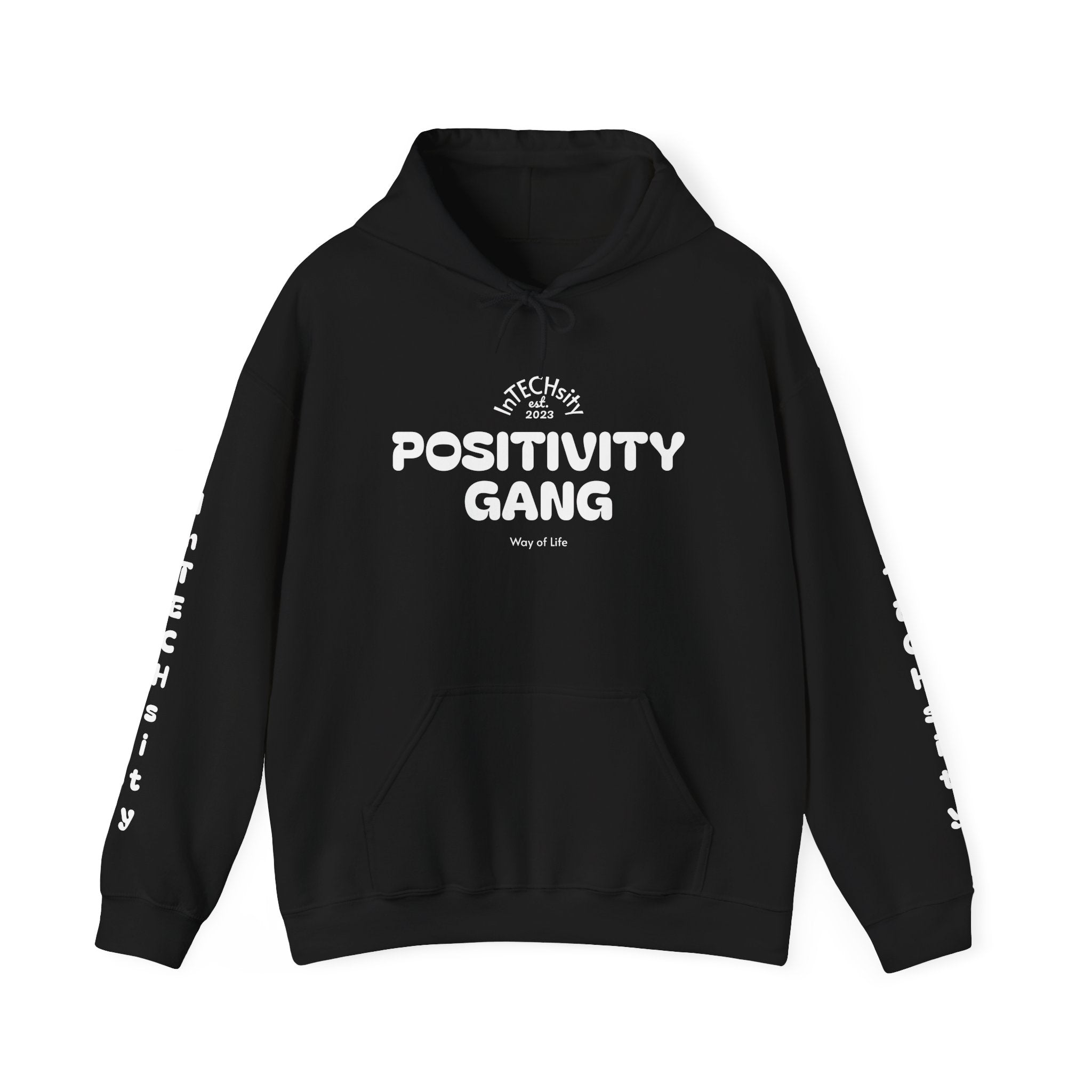 Positivity Gang Hoodie | Positive Vibes Graphic Hooded Sweatshirt