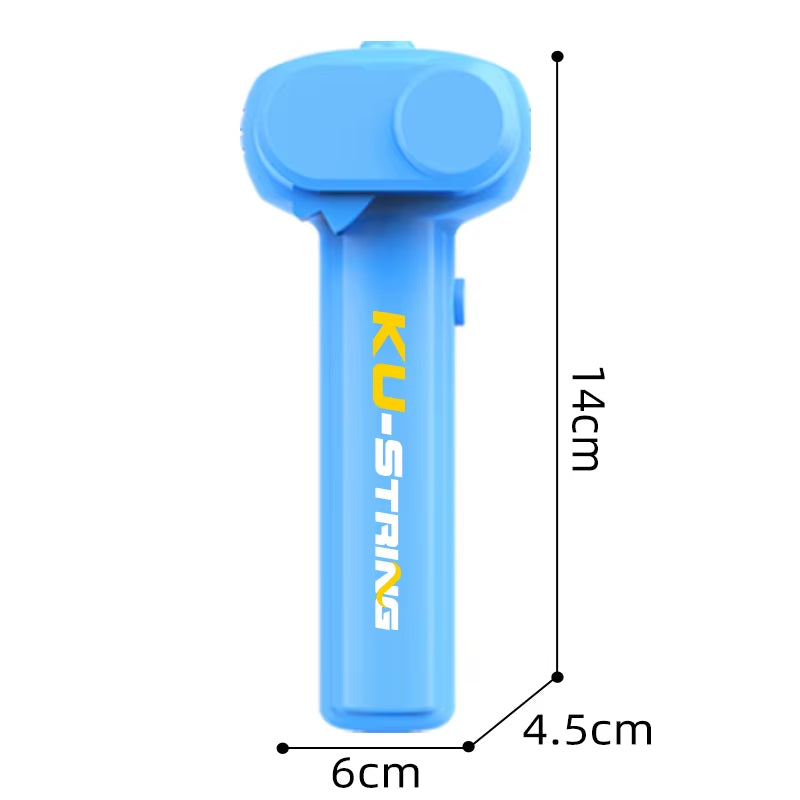 String Rope Glow in the Dark String Rope Launcher Luminous Portable Handheld String Stress Relief Toy for Kids Party Gift