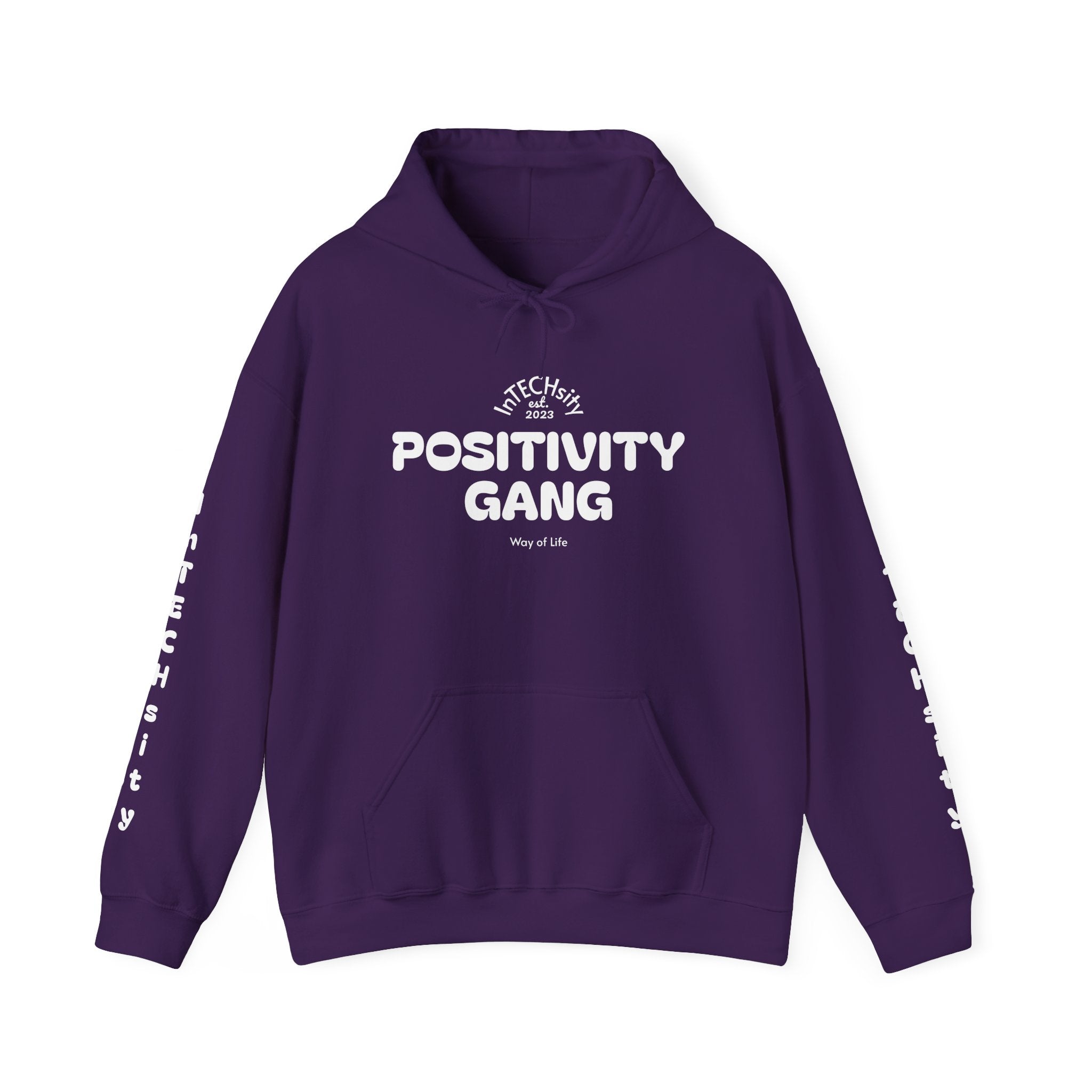 Positivity Gang Hoodie | Positive Vibes Graphic Hooded Sweatshirt