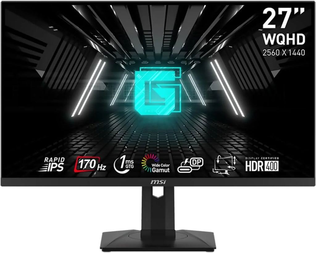 24" WQHD LED IPS Computer Monitor, Black, G274QPF