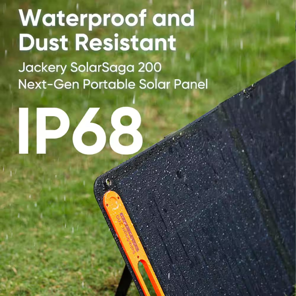 Solar Saga 200-Watt Portable Solar Panel, Weather Resistant