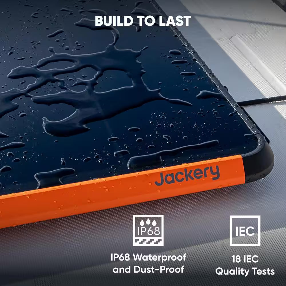 Solar Saga 100 Prime-Watt Portable Solar Panel, Rv/Vehcile Roof Rack Mountable, Weather Resistant