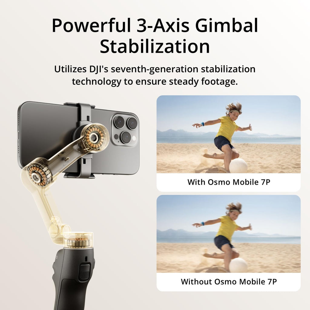 DJI Osmo Mobile 7P Gimbal with Multifunctiona